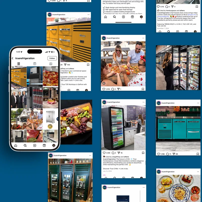 True refrigeration social media